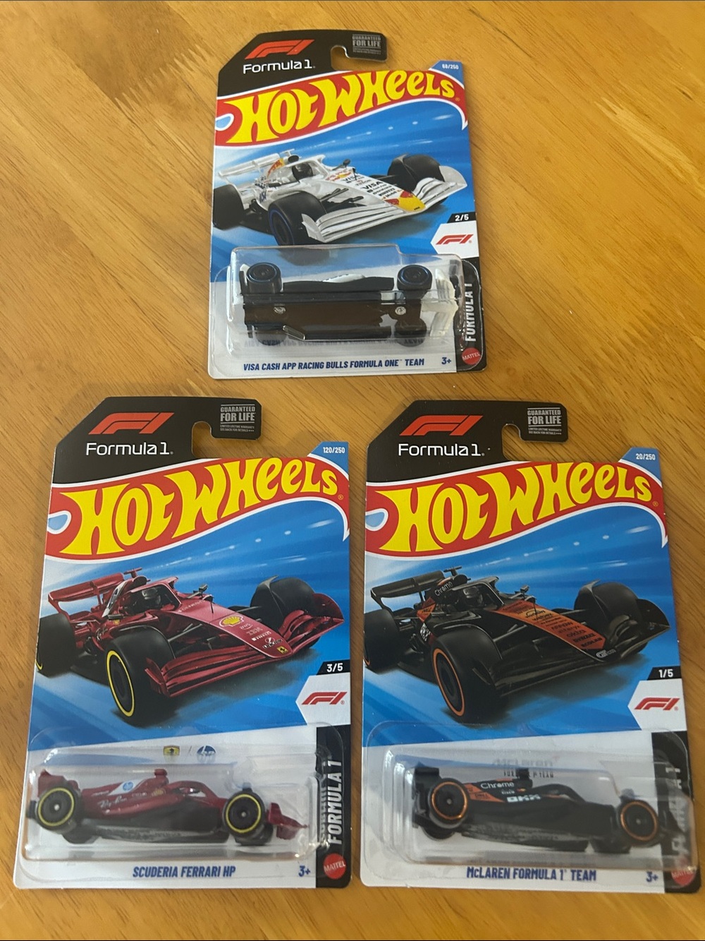 Hot Wheels Formula 1 Die-Cast Car - Black, Red & White Options
